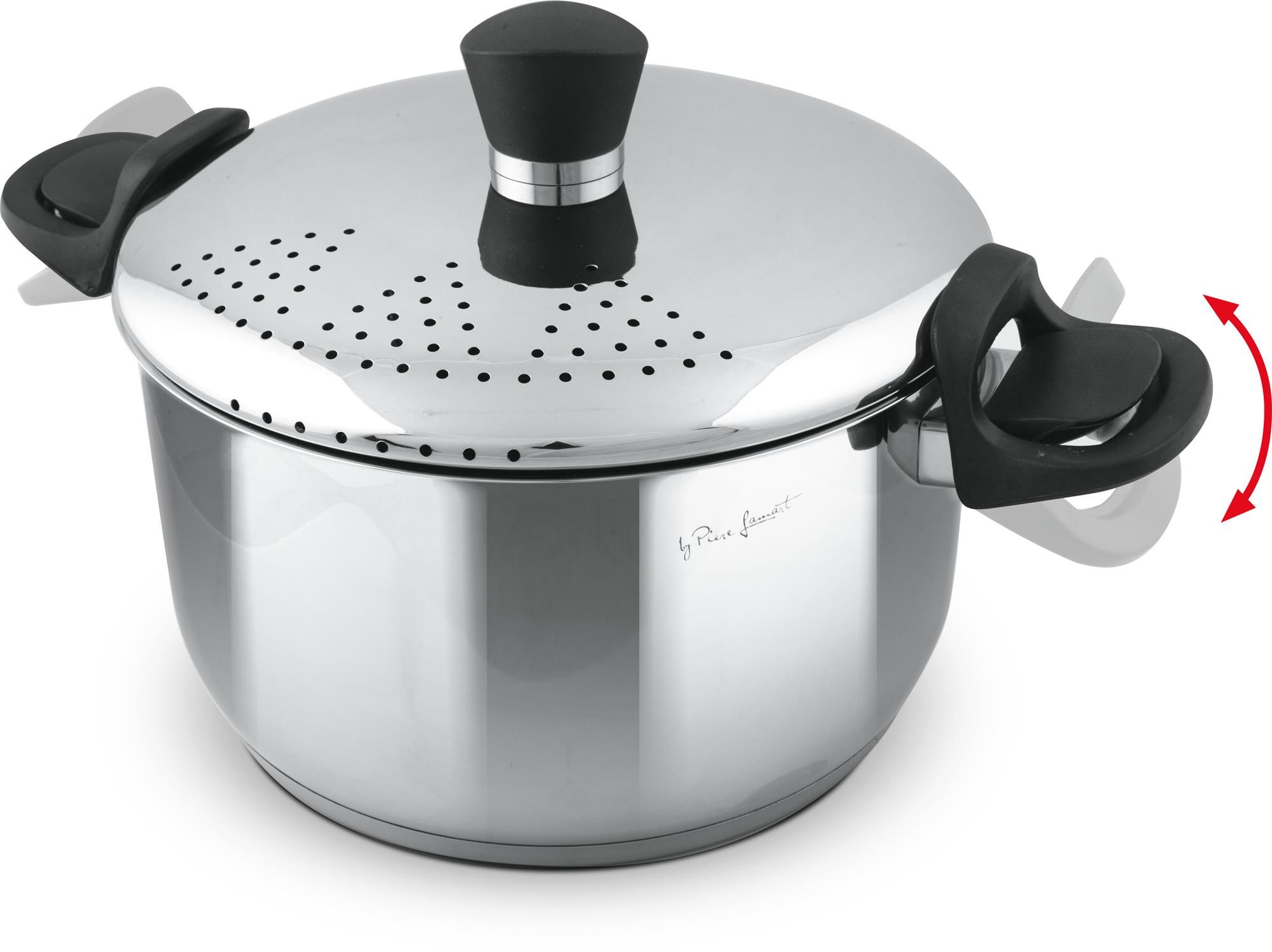Lamart LT1206 Kastról so sitkovým vekom STRAIN, 5,8 l