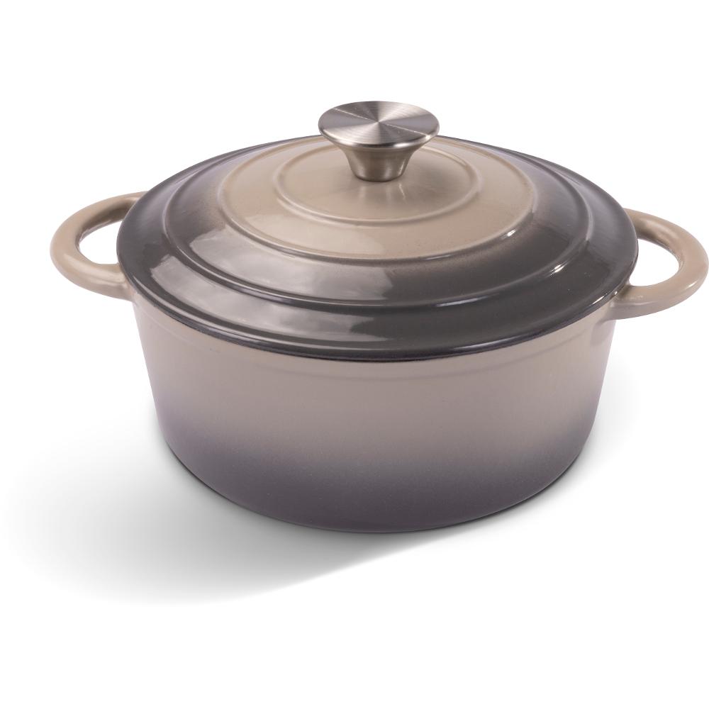 Lamart LT1301 Liatinový hrniec so smaltovaným povrchom IRON, 22 cm