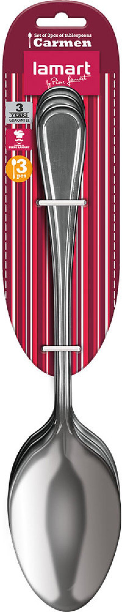 Lamart LT5009 Jedálenské lyžice CARMEN, 3 ks