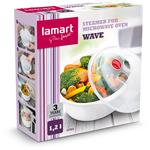 Lamart LT7015 Parná mikrovlnná rúra WAVE, 22 cm