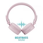 LAMAX Beat Blaze2 náhlavní sluchátka, USB-C, růžová