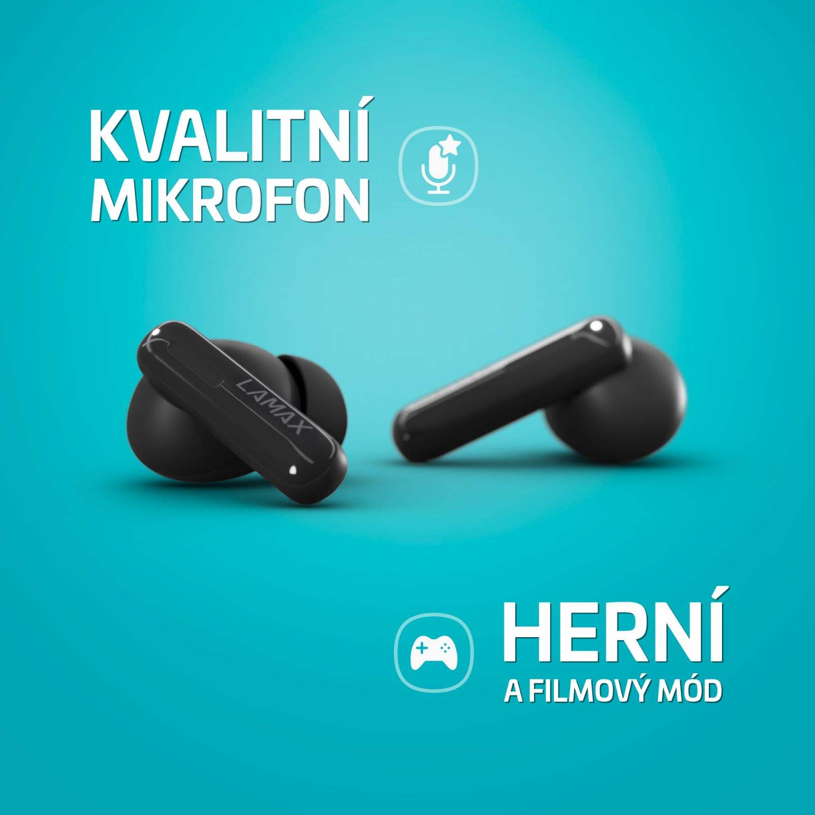 LAMAX Clips1 Plus, čierna