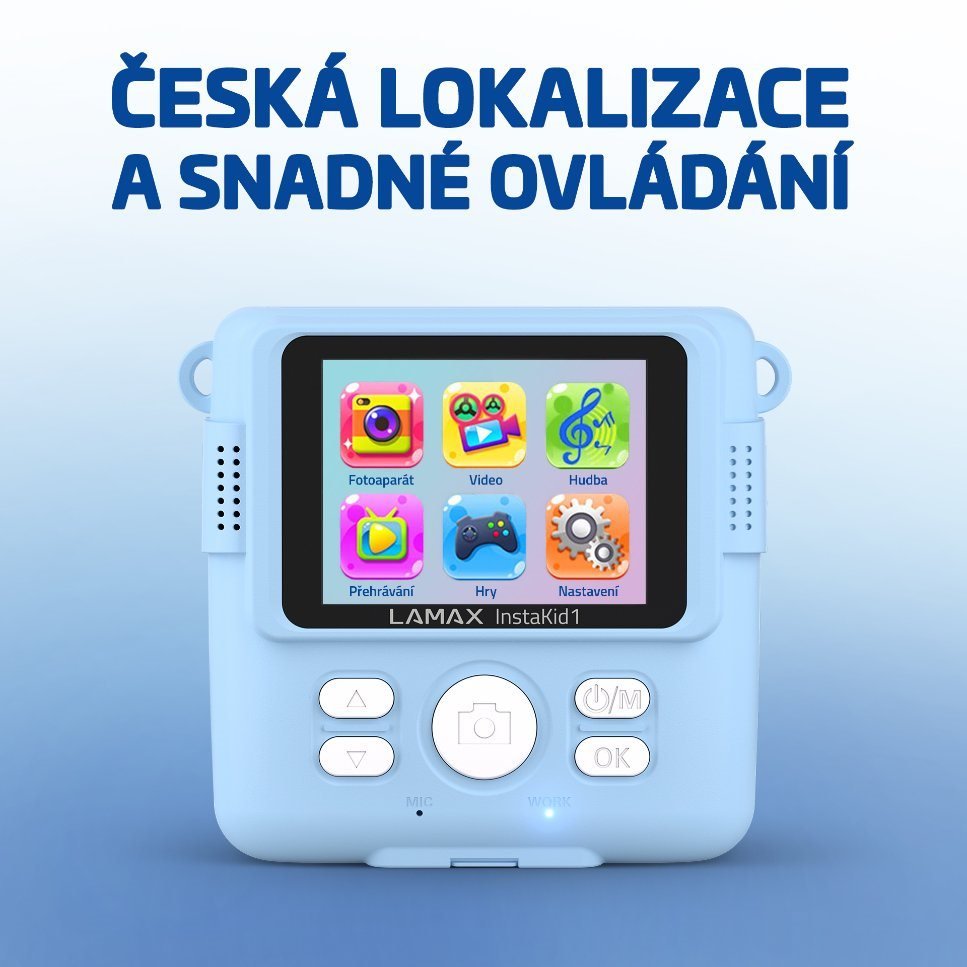 LAMAX InstaKid1, modrý
