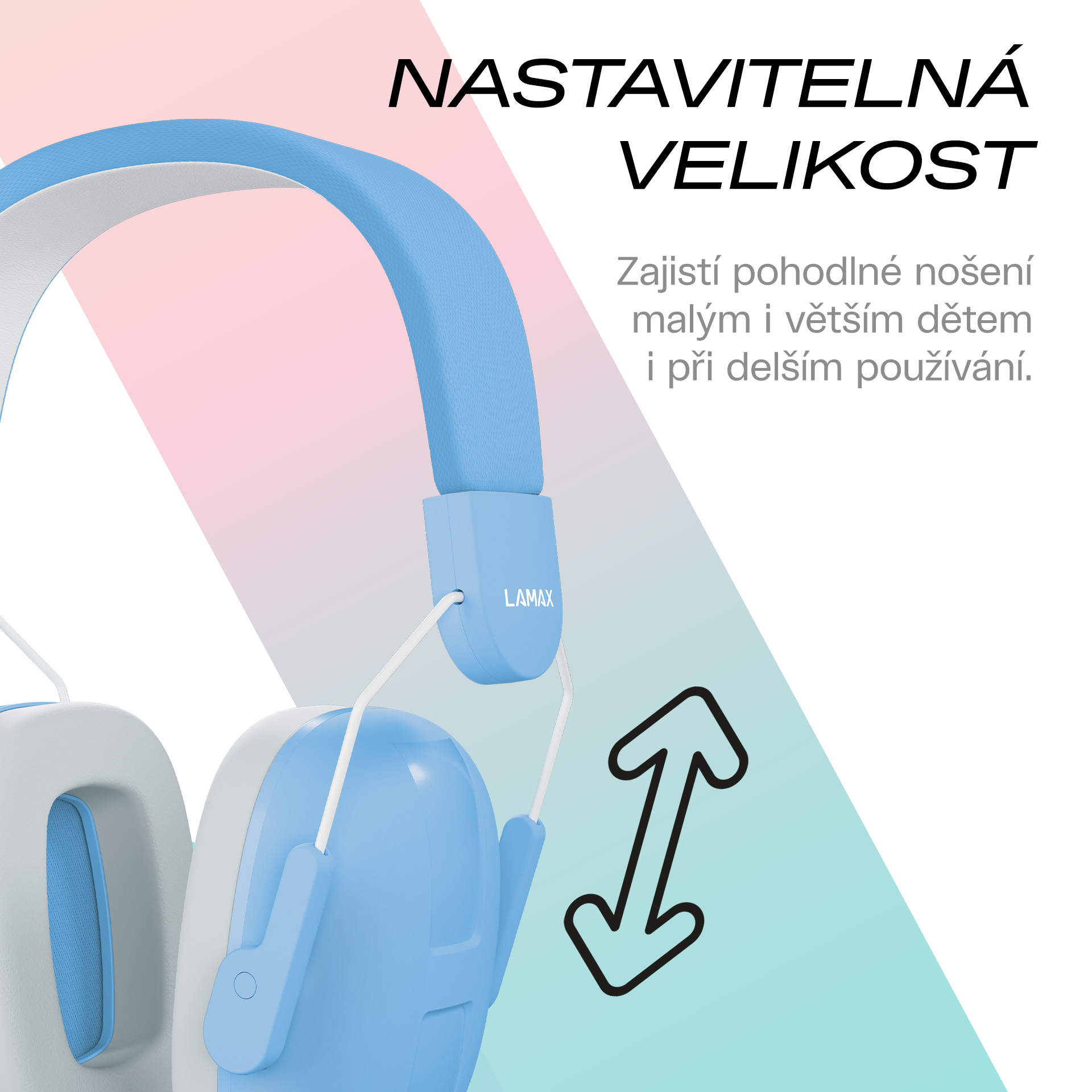 LAMAX KidMuffs1 Blue