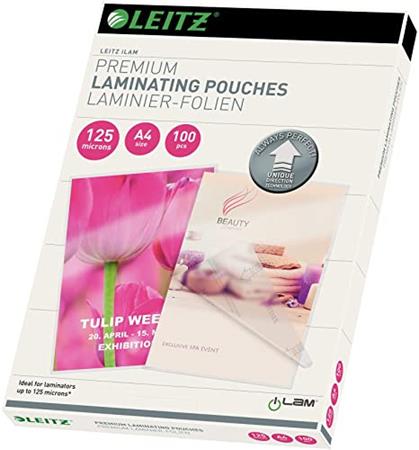Laminovacie vrecká Leitz A4 s frézovacou technológiou, 125 mic (25 ks)