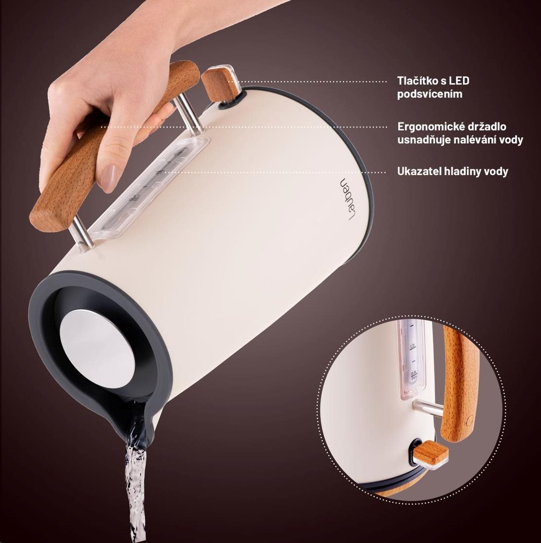Lauben Electric Kettle 17CR - rýchlovarná kanvica