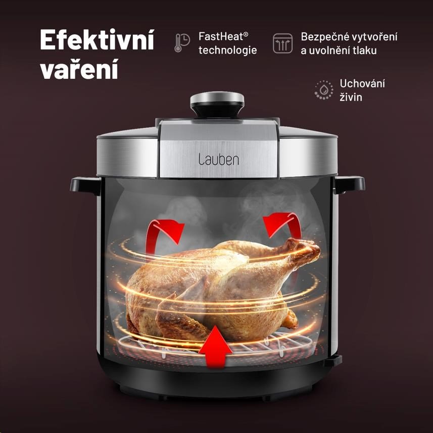 Lauben Multi Cooker 18SB Czech Edition - multifunkčný tlakový hrniec
