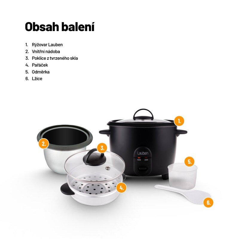 Lauben Rice Cooker 1800BC - varič ryže