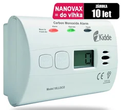 LCD NANOVAX Detektor CO Kidde 10LLDCO (měřící zařízení)