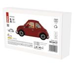 LED dekorácia - auto so Santom, 10 cm, 3x AA, vnútorná, teplá biela, časovač