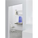 LED podlahová lampa Immax TIT, bílá se stříbrnými prvky, CCT