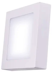 LED prisadené svietidlo, štvorec 6W teplá biela 1539061050