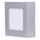 LED prisadené svietidlo, štvorec strieborná 6W neutrálna biela 1539067140