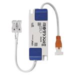 LED přisazené svítidlo NEXXO, čtvercové, černé, 21W, se změnou CCT
