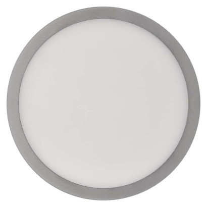 LED přisazené svítidlo NEXXO, kruhové, stříbrné,  12,5W, se změnou CCT