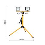 LED reflektor HOBBY SLIM, 2× 20,5W statív