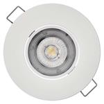 LED reflektor SIMMI biely, kruh 5W teplý biely