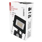 LED reflektor SIMPO so senzorom pohybu, 20,5 W, čierny, neutrálna biela