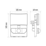 LED reflektor TAMBO so senzorom pohybu, 10,5 W