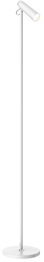 LED stojacia lampa Immax TIT, biela so striebornými prvkami, CCT