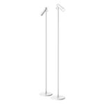 LED stojacia lampa Immax TIT, biela so striebornými prvkami, CCT