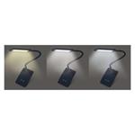 LED stolová lampa EDDY, čierna
