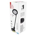 LED stolová lampa WESLEY, čierna