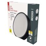 LED svietidlo NEXXO, kruhové, čierne, 28,5 W, so zmenou CCT