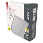 LED svietidlo NEXXO, štvorcové, biele, 12,5 W, so zmenou CCT