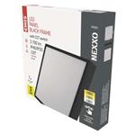 LED svietidlo NEXXO, štvorcové, čierne, 28,5 W, so zmenou CCT