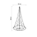 LED svítící stromek, 180 cm, venkovní i vnitřní, teplá bílá