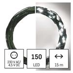 LED vánoční nano řetěz zelený, 15 m