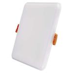LED vstavané svietidlo VIXXO, štvorcové, biele, 10 W, IP65
