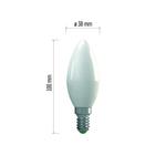 LED žiarovka Classic Candle 4,1W E14 teplá biela