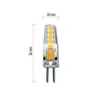 LED žiarovka Classic JC 1,9W 12V G4 neutrálna biela