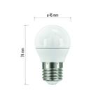 LED žiarovka Classic Mini Globe 5W E27 teplá biela