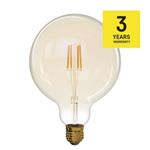 LED žiarovka Vintage G125 4W E27 teplá biela