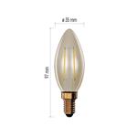 LED žiarovka Vintage sviečka / E14 / 2,5 W (20 W) / 225 lm / teplá biela