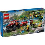 LEGO® City Hasičský vůz 4x4 a záchranný člun 60412