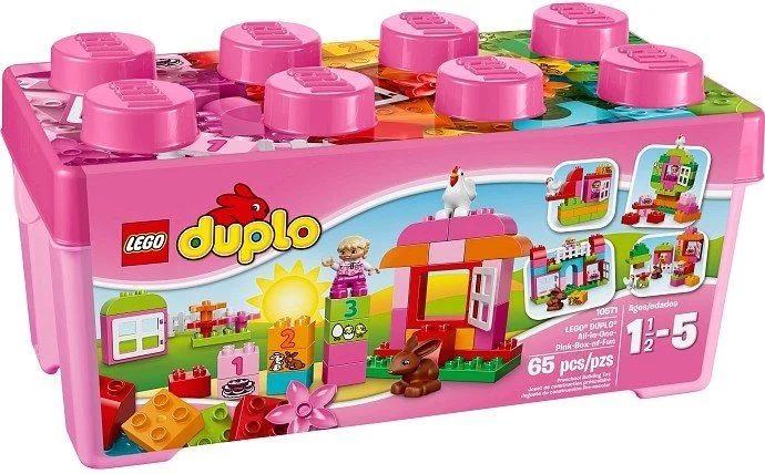 Lego Duplo - Růžový box plný zábavy