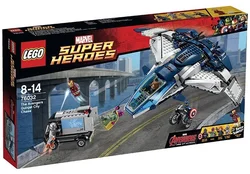 Lego Superheroes - Městská honička s tryskáčem Avengers Quinjet