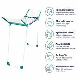 Leifheit 81698 Sušák na prádlo Pegasus RockSolid MAXX
