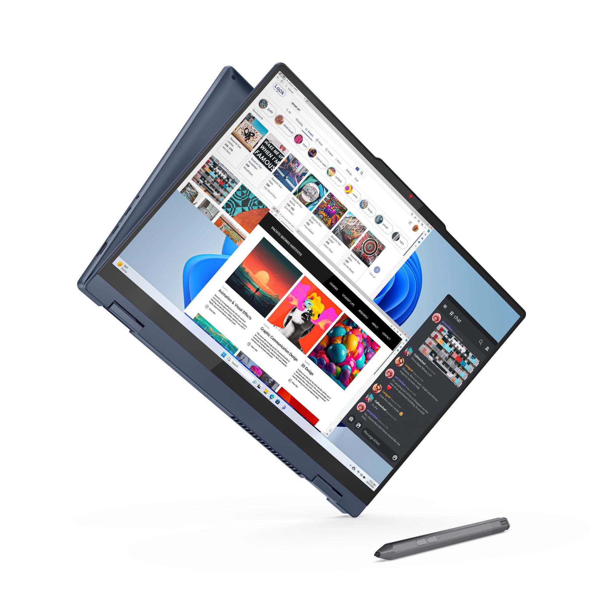 Lenovo IdeaPad 5 2-in-1 16AHP9 Cosmic Blue (83DS000TCK)