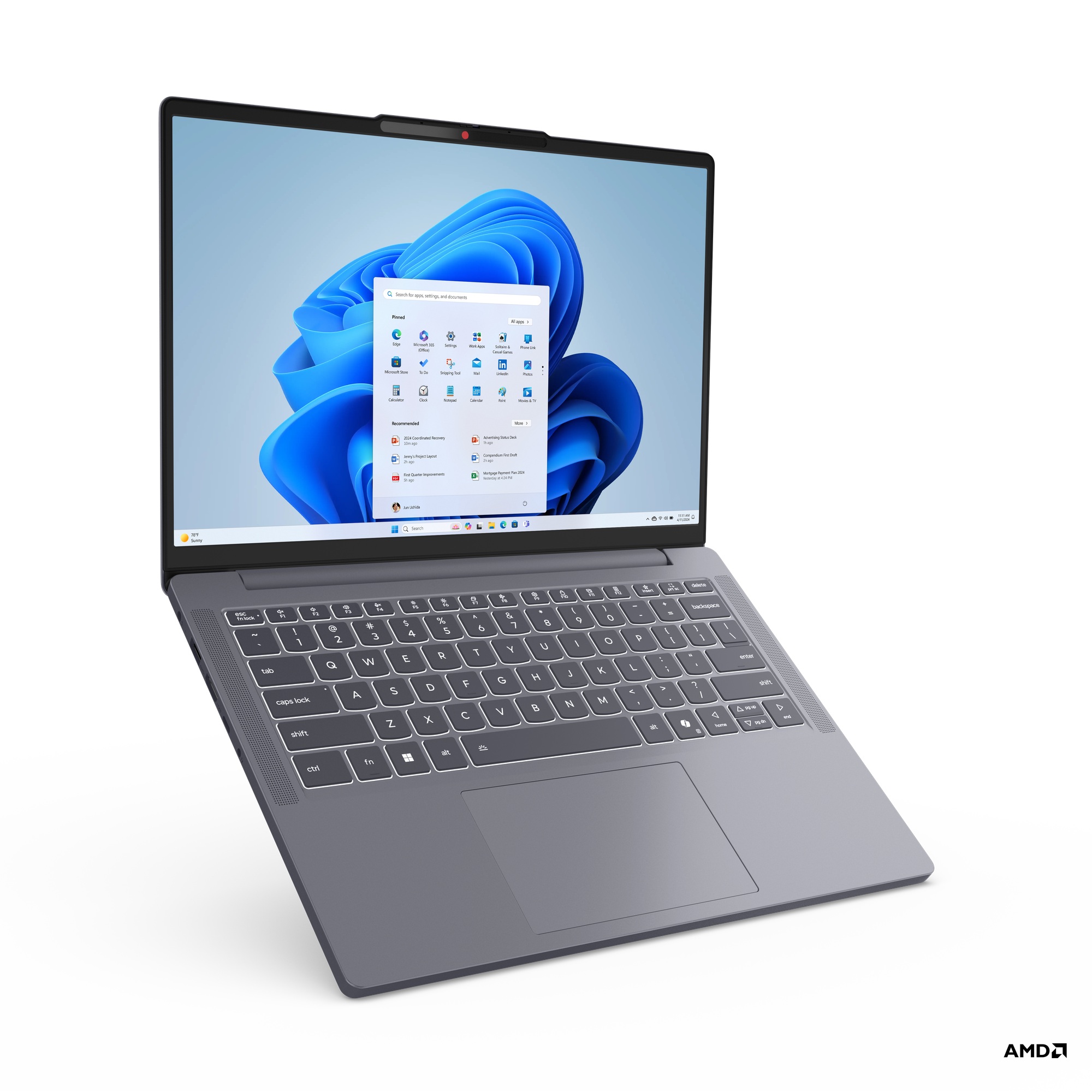 Lenovo IdeaPad Slim 3 14ARP10 Luna Grey (83K6004BCK)