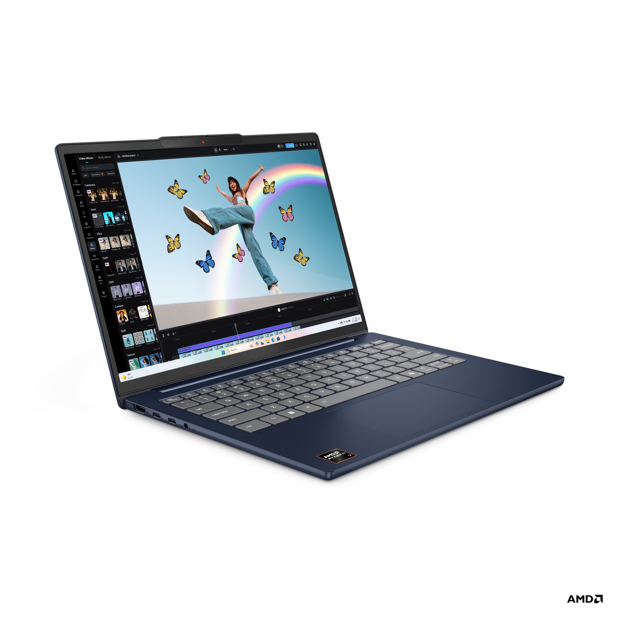 Lenovo IdeaPad Slim 5 14AKP10 Cosmic Blue (83HX0038CK)