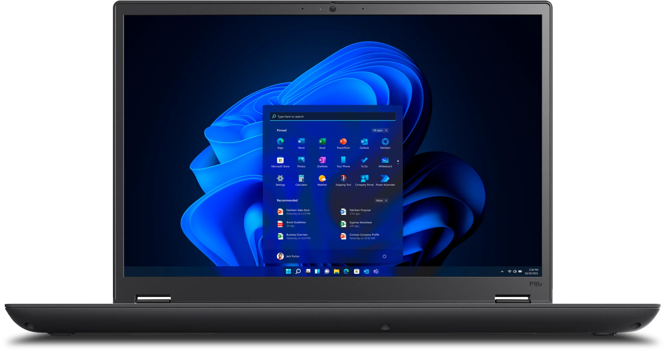 Lenovo ThinkPad P16v G2 Black (21KX000JCK)