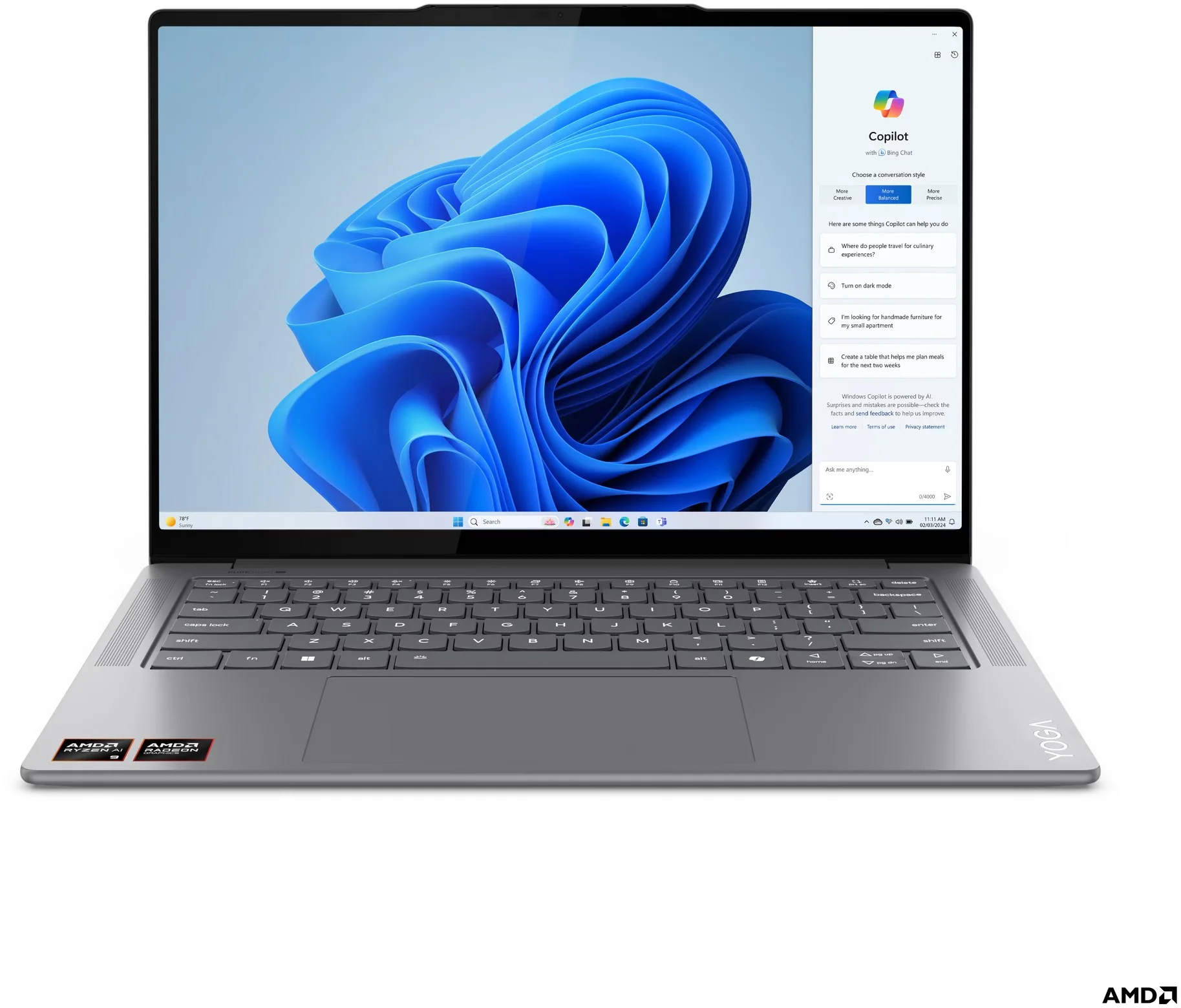 Lenovo Yoga Pro 7 14ASP9 Luna Grey (83HN002ACK)