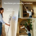 Levoit VortexIQ - akumulátorový tyčový vysavač 5v1, bílý