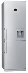 LG Kombinovaná Chladnička Silver GR-F399BLQA, NO FROST, nápojový automat