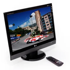 LG LCD TV 22", HD, 56cm, 3000:1, 300cd/m2,5ms,HDMI,DVB-T+Analog